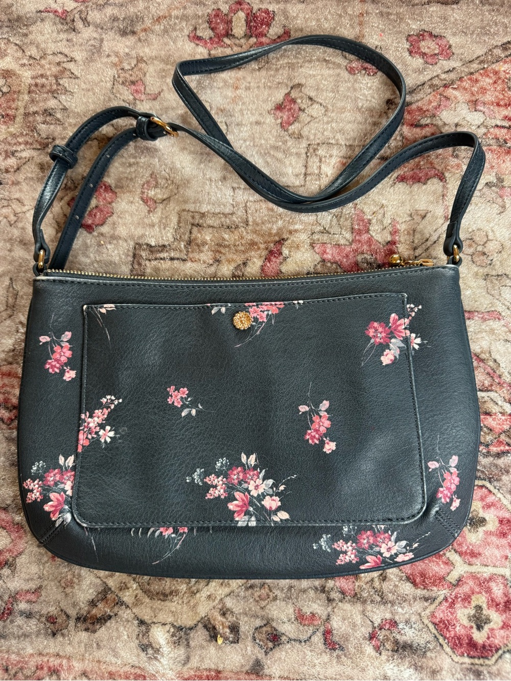 Lauren Conrad floral crossbody bag